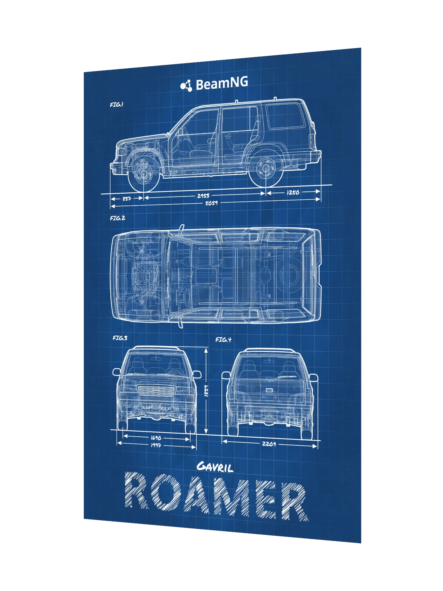 Gavril Roamer Blueprint Poster product image (3)