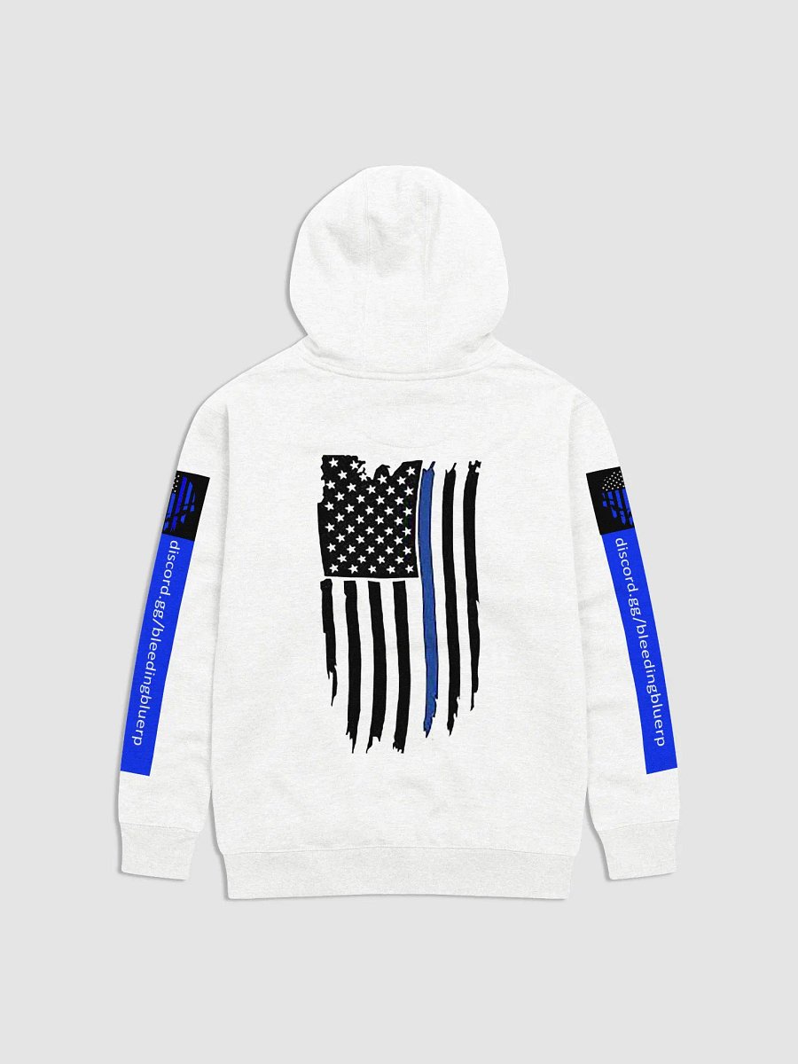 Bleeding Blue RolePlay Hoodie Wht product image (2)