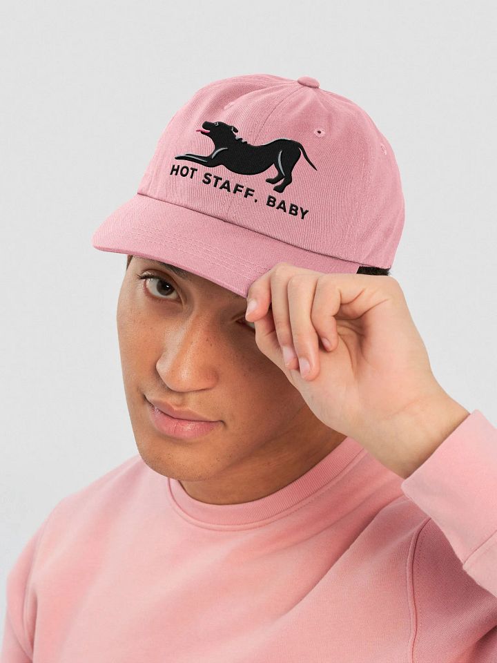 Hot Staff, Baby Classic Dad Hat(Embroidered) of a Staffordshire Terrier(Black) product image (26)