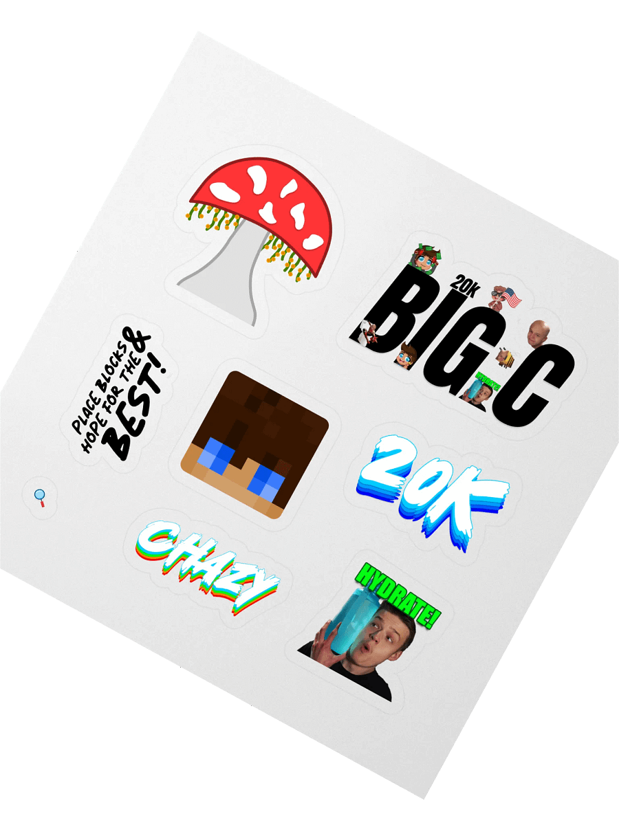 Chazyyyboi Multiverse Sticker Sheet (Limited Edition) product image (2)