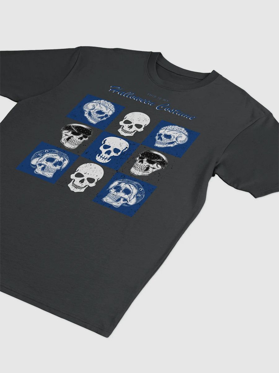 Skull Grid Halloween Tee product image (3)