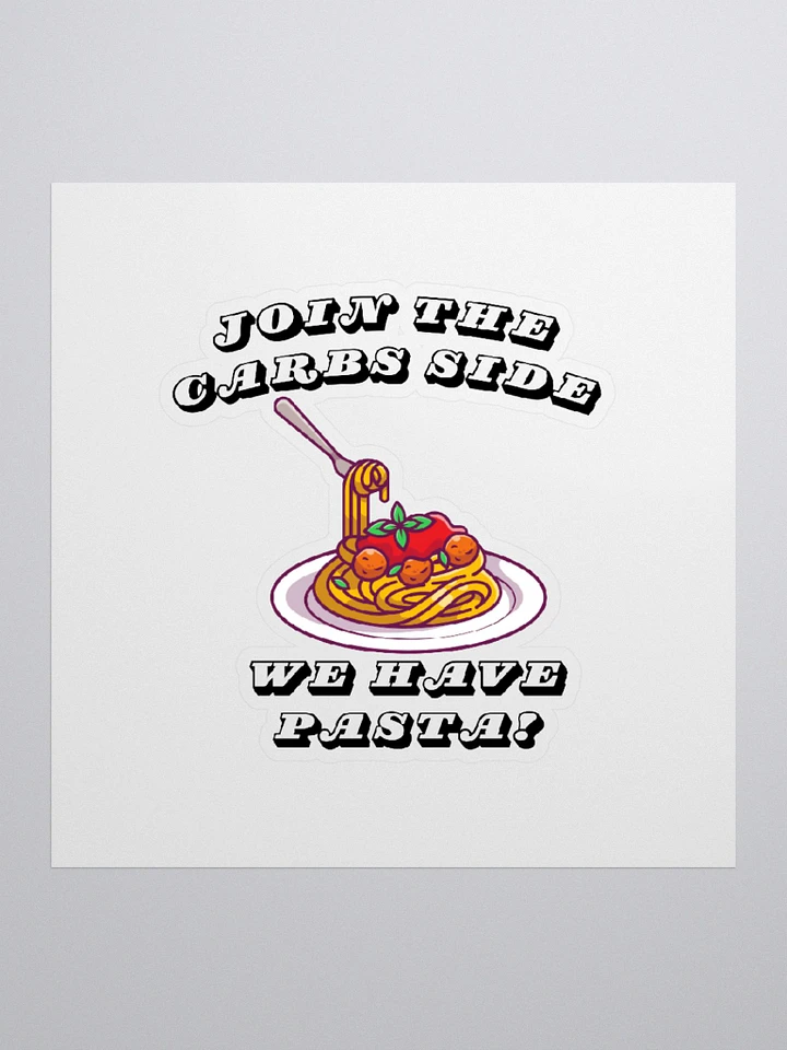 Join The Carbs Side Sticker product image (2)