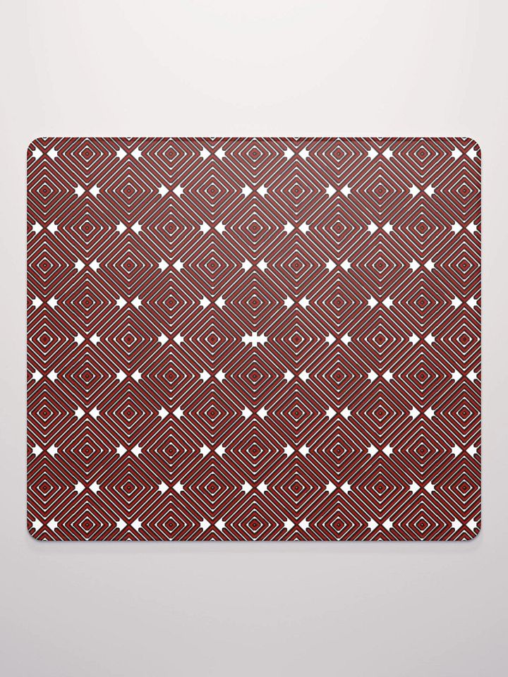Red Entrancing pattern Mousepad product image (4)