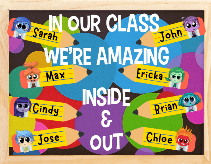 Inside Out Pencil Digital Download + Bonus SEL Student Sheet product image (1)