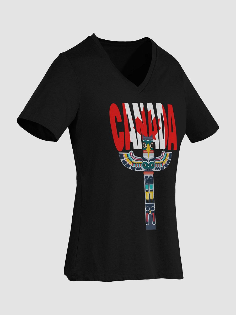 Canadian Totem V-Neck Tee product image (3)