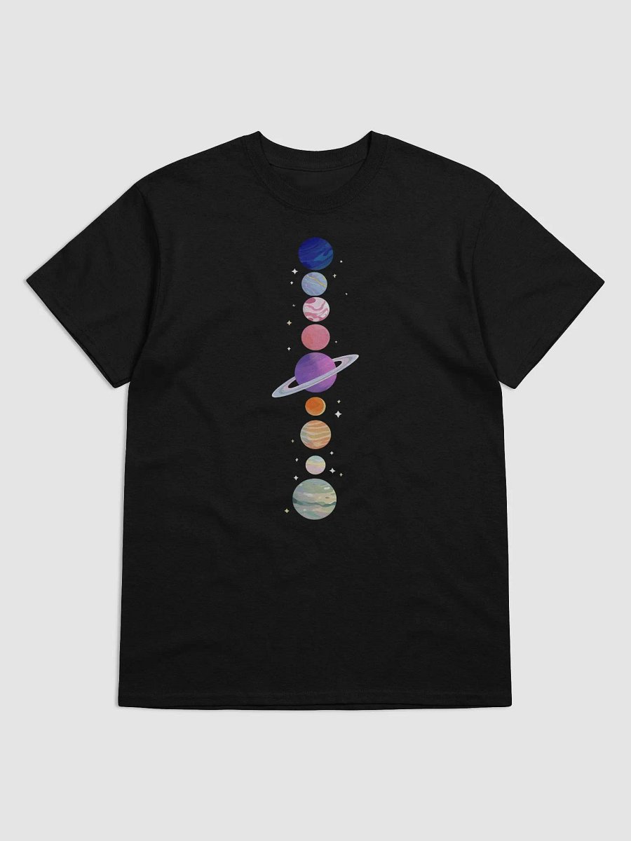 Celestial Harmony Stylized Planets T-Shirt product image (1)