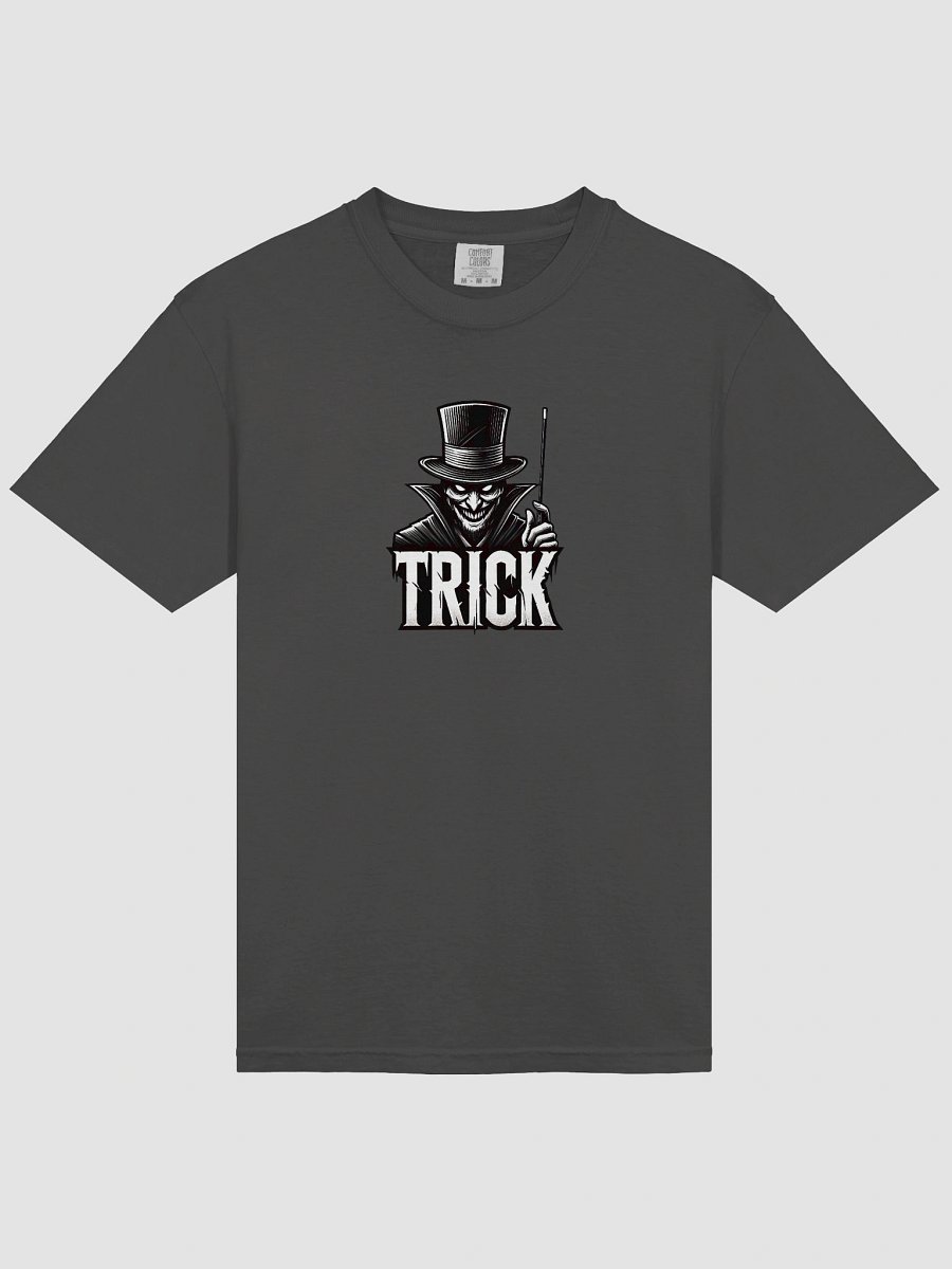 Trick Top Hat Villain Spooky Tee - Cool Halloween T-shirts product image (3)