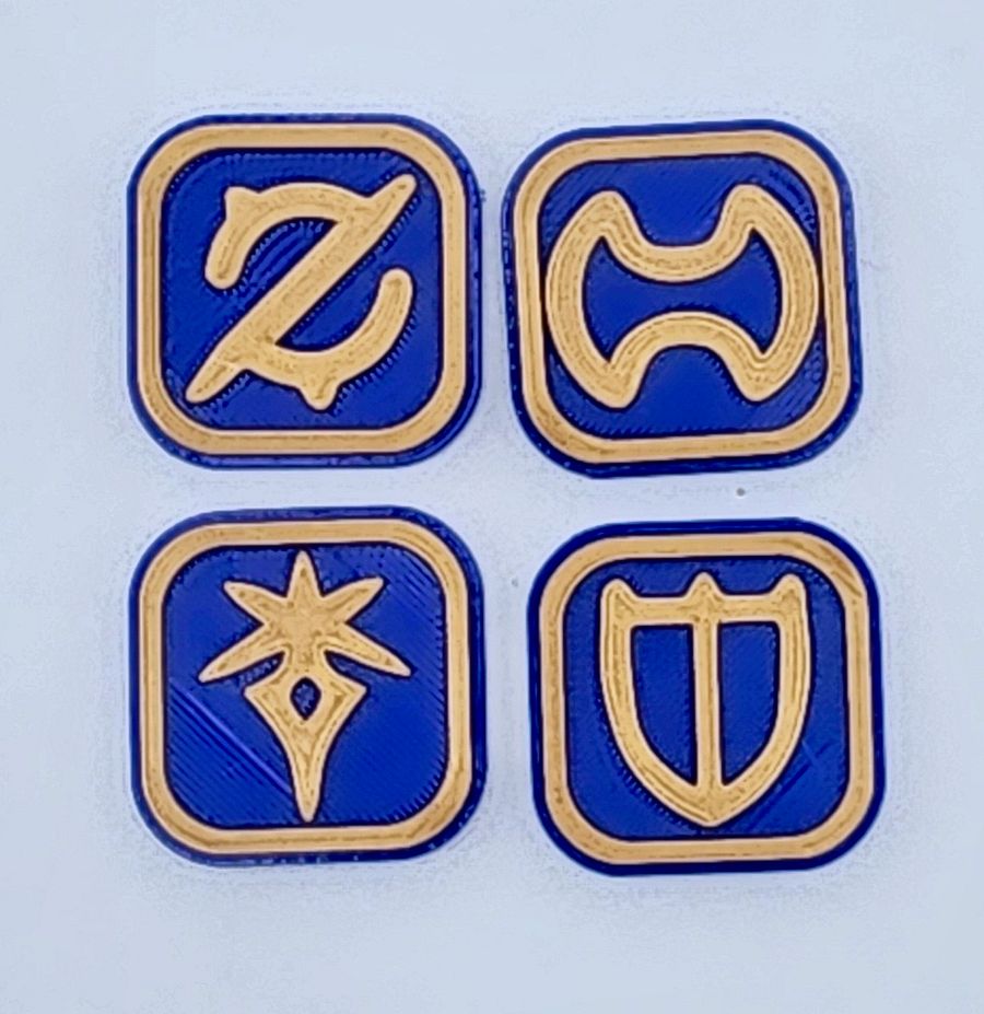 3D Printed Final Fantasy XIV Magnets product image (2)