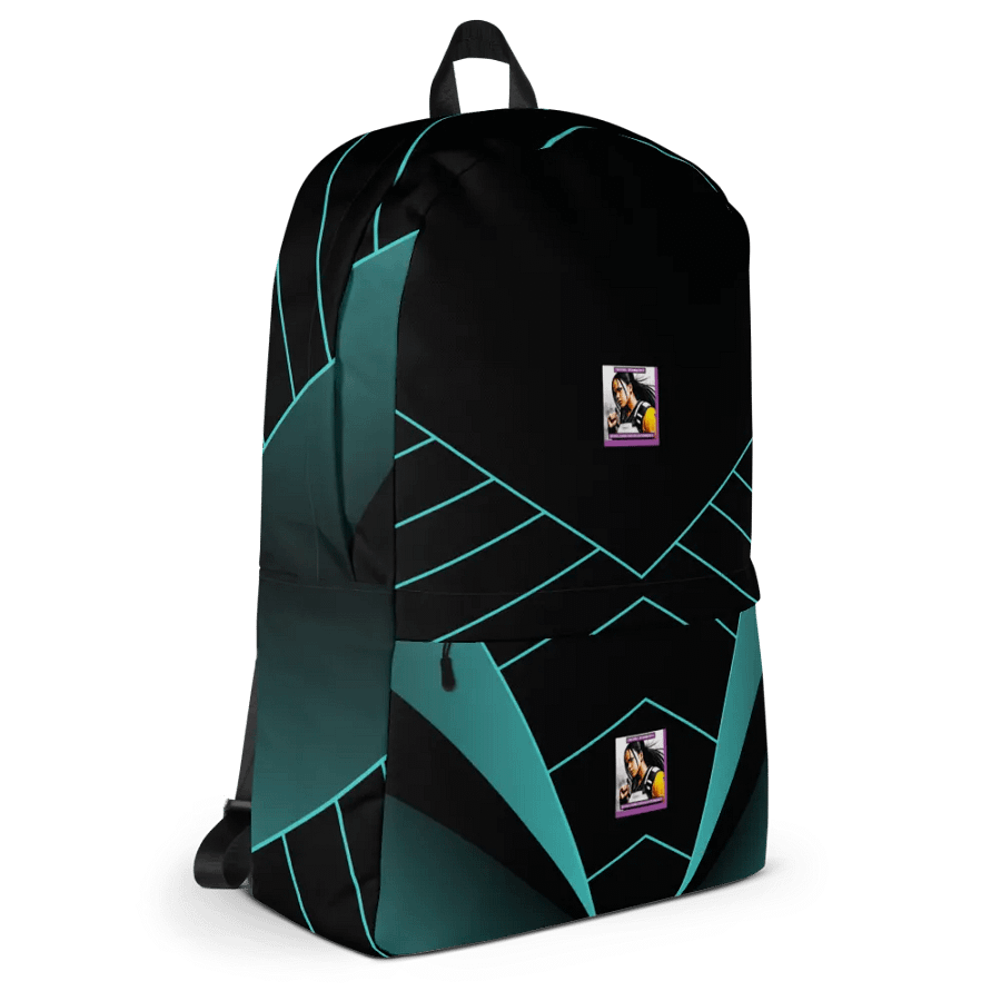 Symmetry & Style: Geometric All-Over Print Backpack product image (5)
