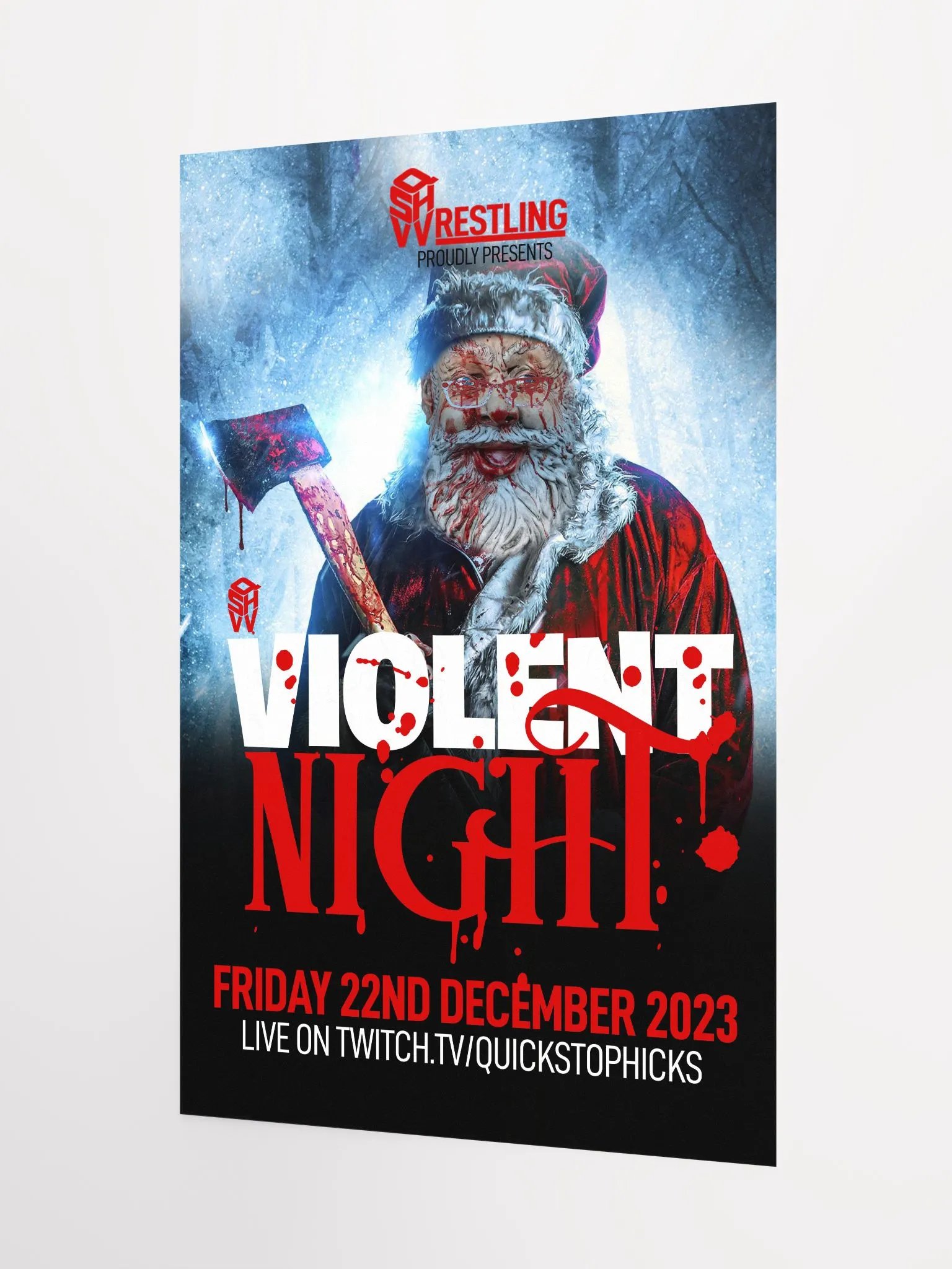 QSHW VIOLENT NIGHT COMMEMORATIVE POSTER product image (3)