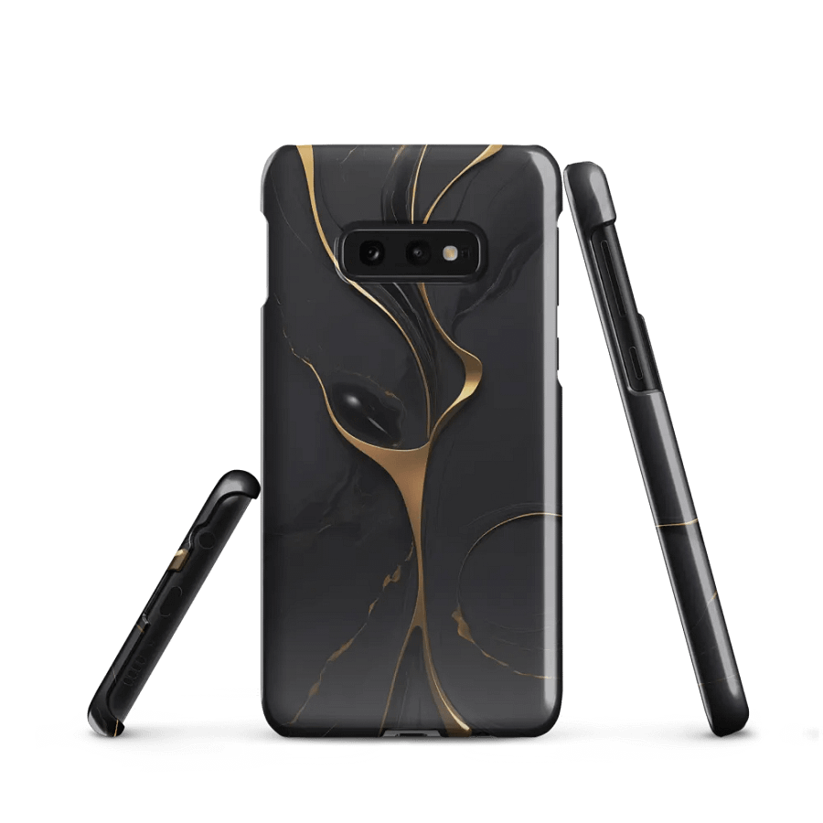 Snap Case for Samsung – Golden Noir Elegance product image (1)