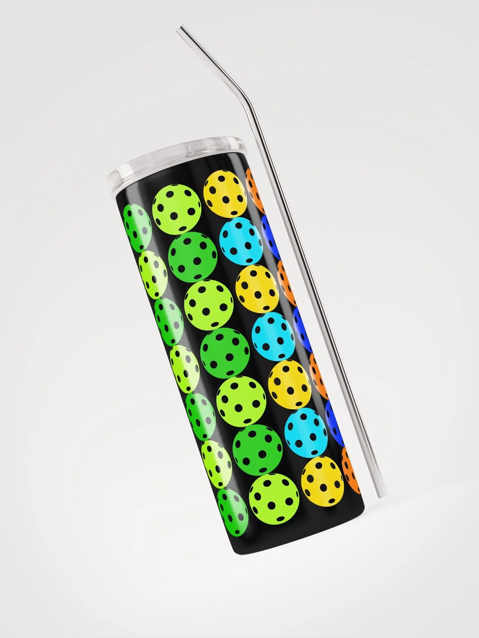 Colorful Pickleball Ball Wrap Tumbler product image (3)