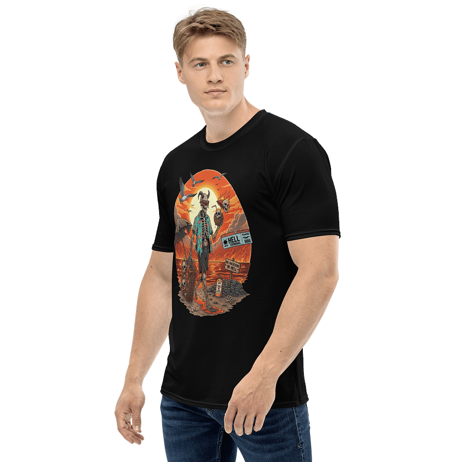 Grab This Shirt Before Hell Freezes Over – “No Vacations in Hell” Graphic Tee product image (3)