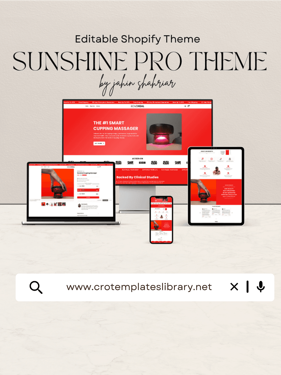 SunShine Pro Theme 👉 Editable Shopify Theme product image (1)