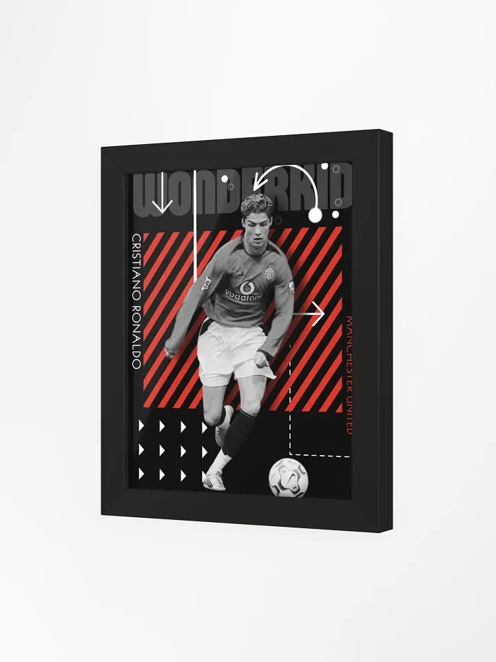Cristiano Ronaldo Manchester United Wonderkid Art Framed Print product image (1)