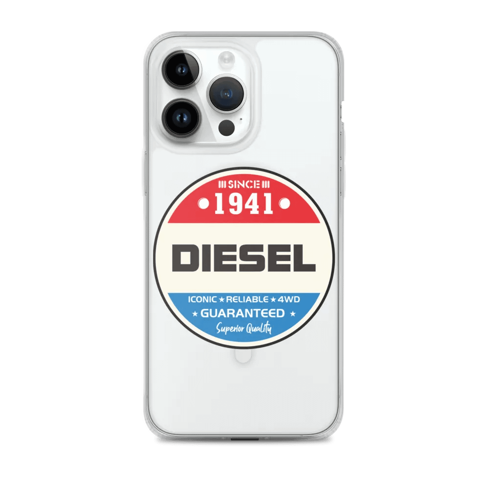 Vintage Diesel Iconic Badge Clear Phone Case product image (2)