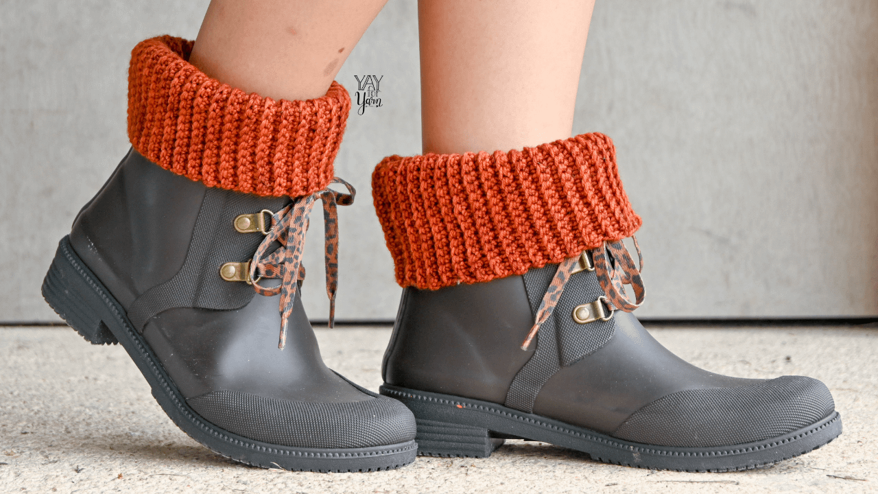 Easy Boot Cuffs - PDF Crochet Pattern & Video Tutorial product image (4)