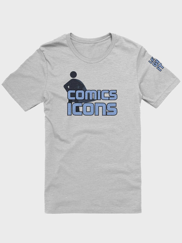 Comics Icons Blue On Black Logo Tee product image (1)