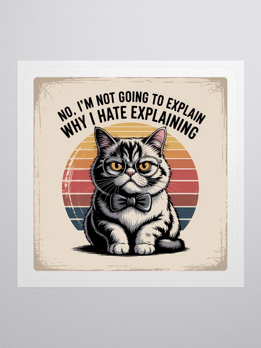 I Hate Explaining Human Design Manifestor Sticker product image (3)