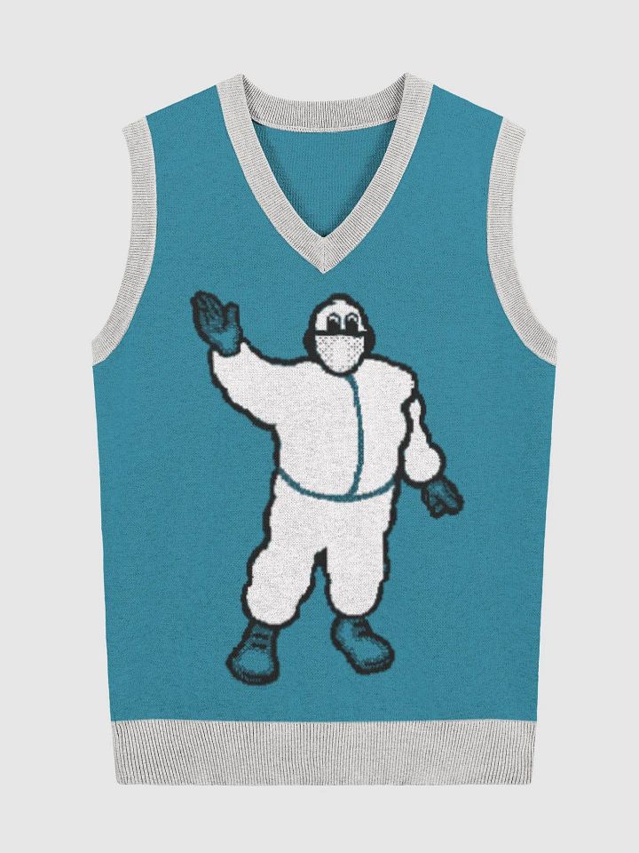 Dr Bibendum Knitted V-Neck Vest product image (1)
