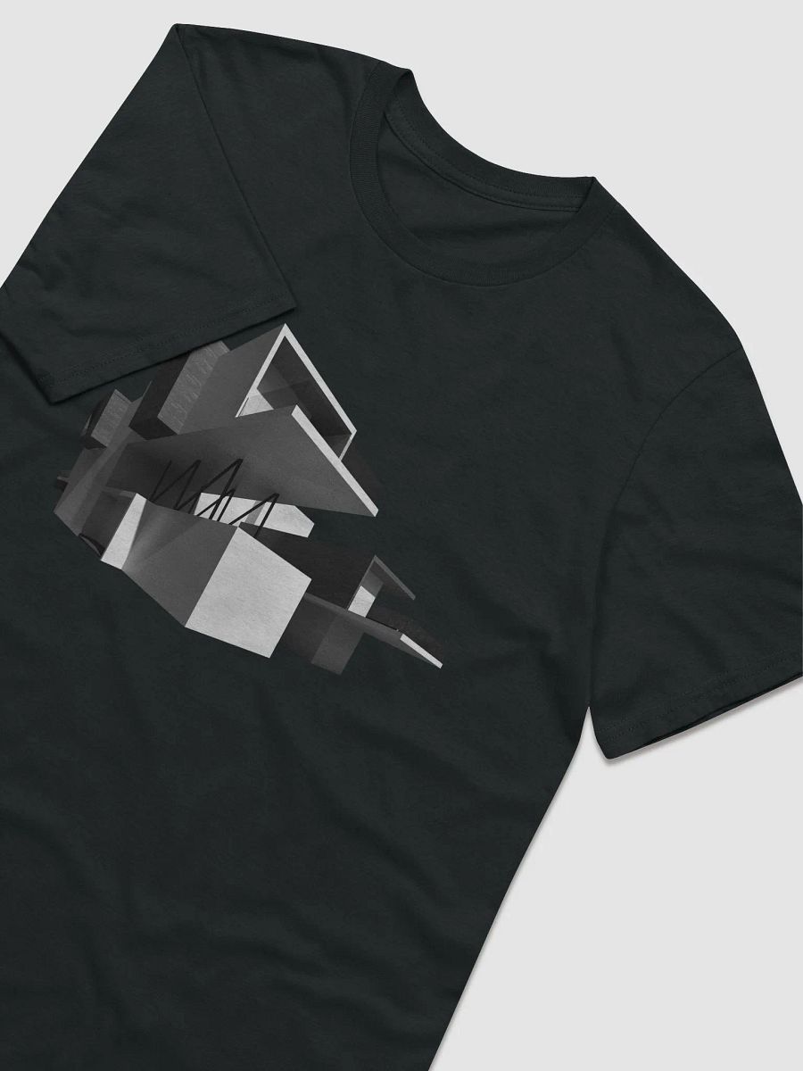Geometric Monochrome Architectural Lightweight Fashion Short Sleeve T-Shirt product image (1)
