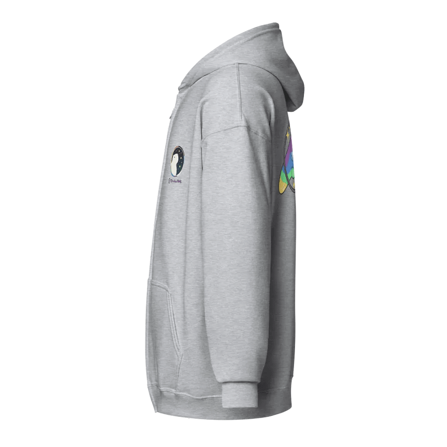 zipped hoodie : gaymin' progressive product image (23)