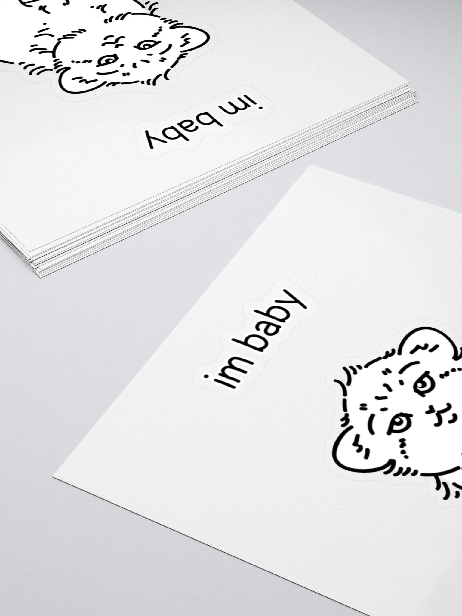 I'm Baby Manul - Sticker product image (11)