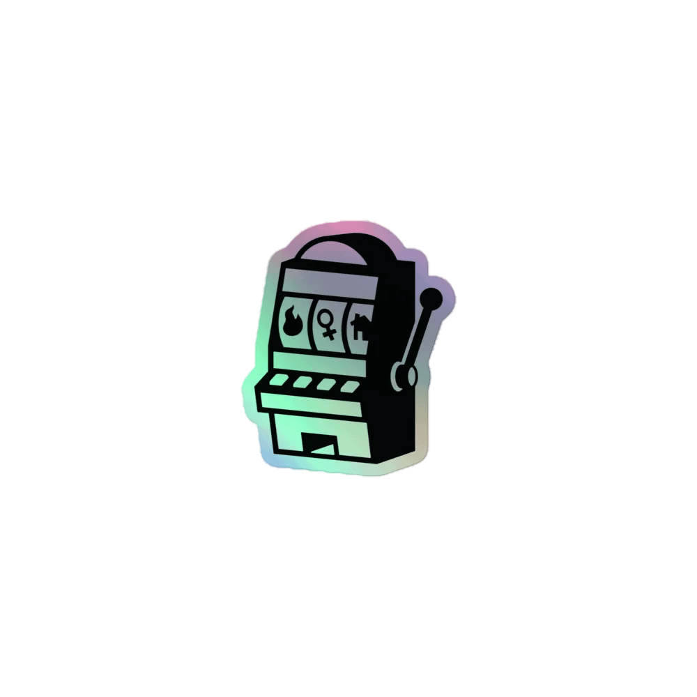 Holo Slot Machine Sticker product image (1)