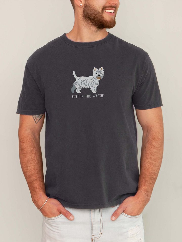 Best in the Westie T-Shirt(Embroidered) of a West Highland White Terrier product image (2)