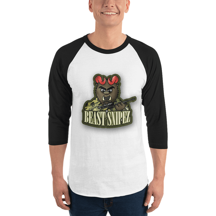 Beast_Snipez Baseball Tee product image (1)