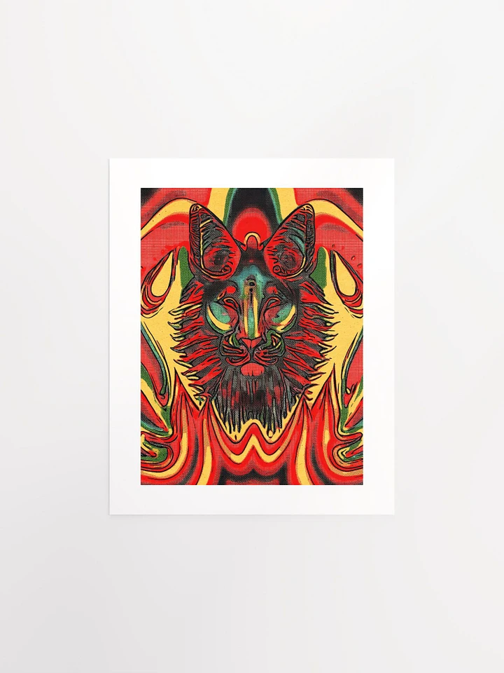 Leon The Psychedelic Lion - Print product image (1)