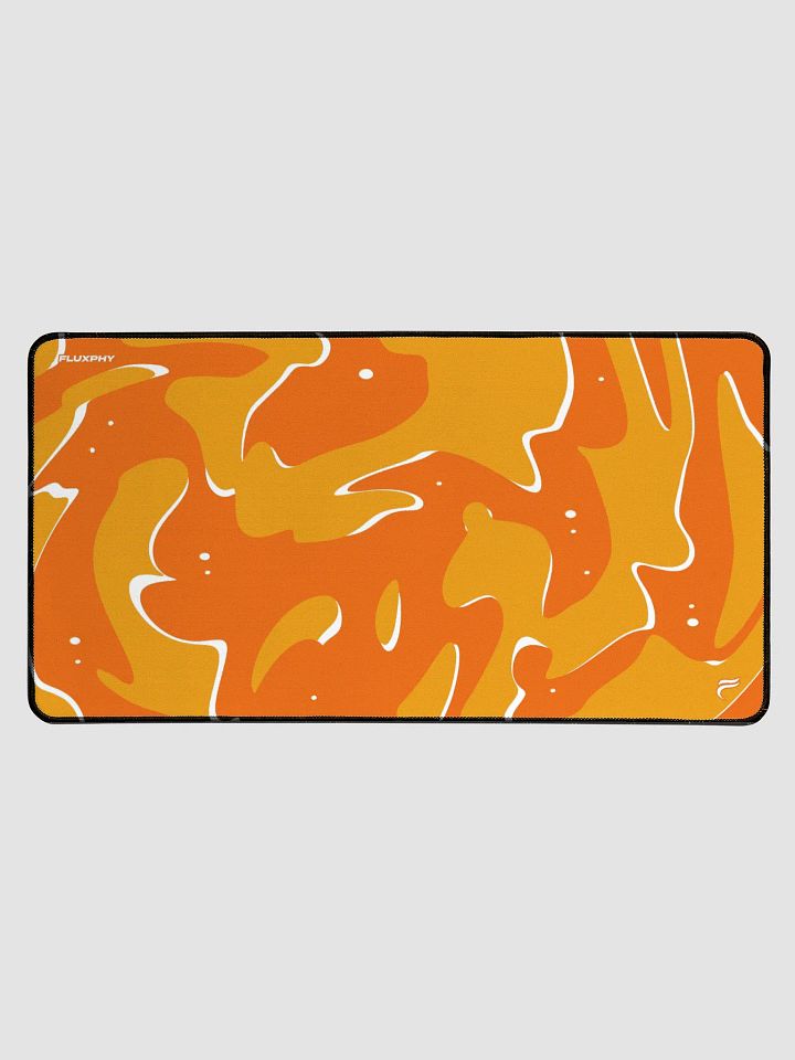 Orange Swirl Mousepad by Fluxphy product image (1)