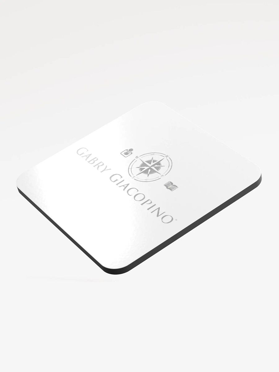 Sottobicchiere in Sughero Lucido BIANCO – Gabry Giacopino Clothing Line product image (3)
