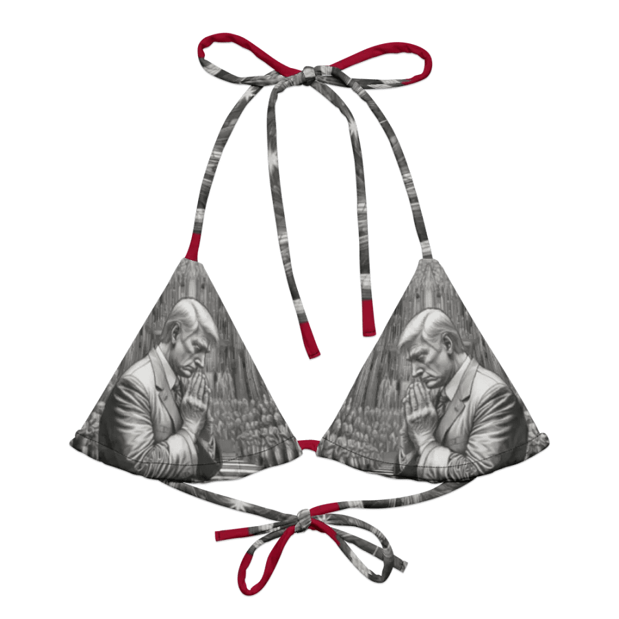 Prayers of Donald All-Over Bikini Top product image (1)