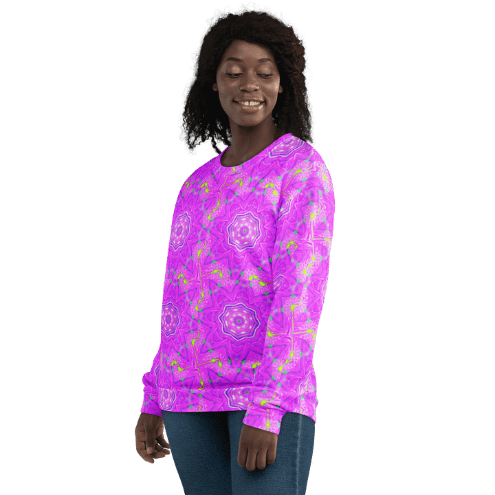 That Abstract Pink Neon Star Unisex Sweatshirt product image (1)