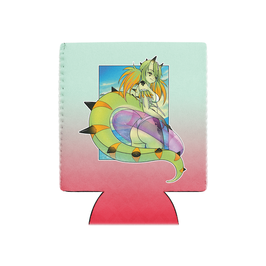 Hot Dino Girl Summer Coozie product image (2)