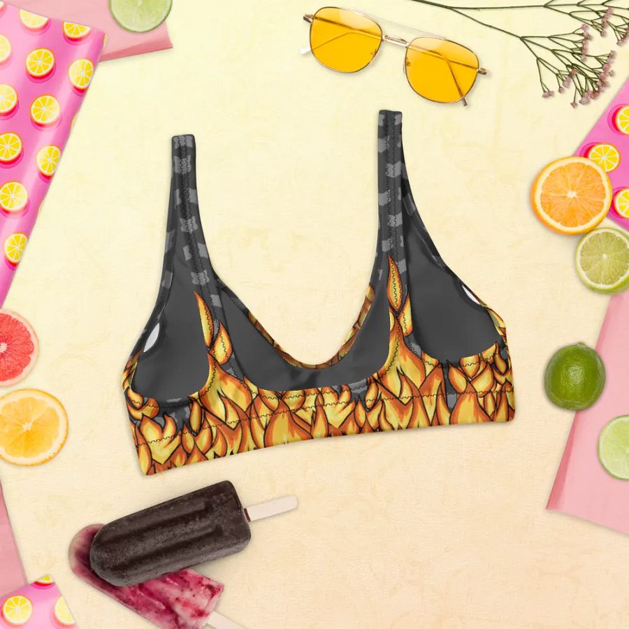 Flames of Burnette Bikini Top product image (11)