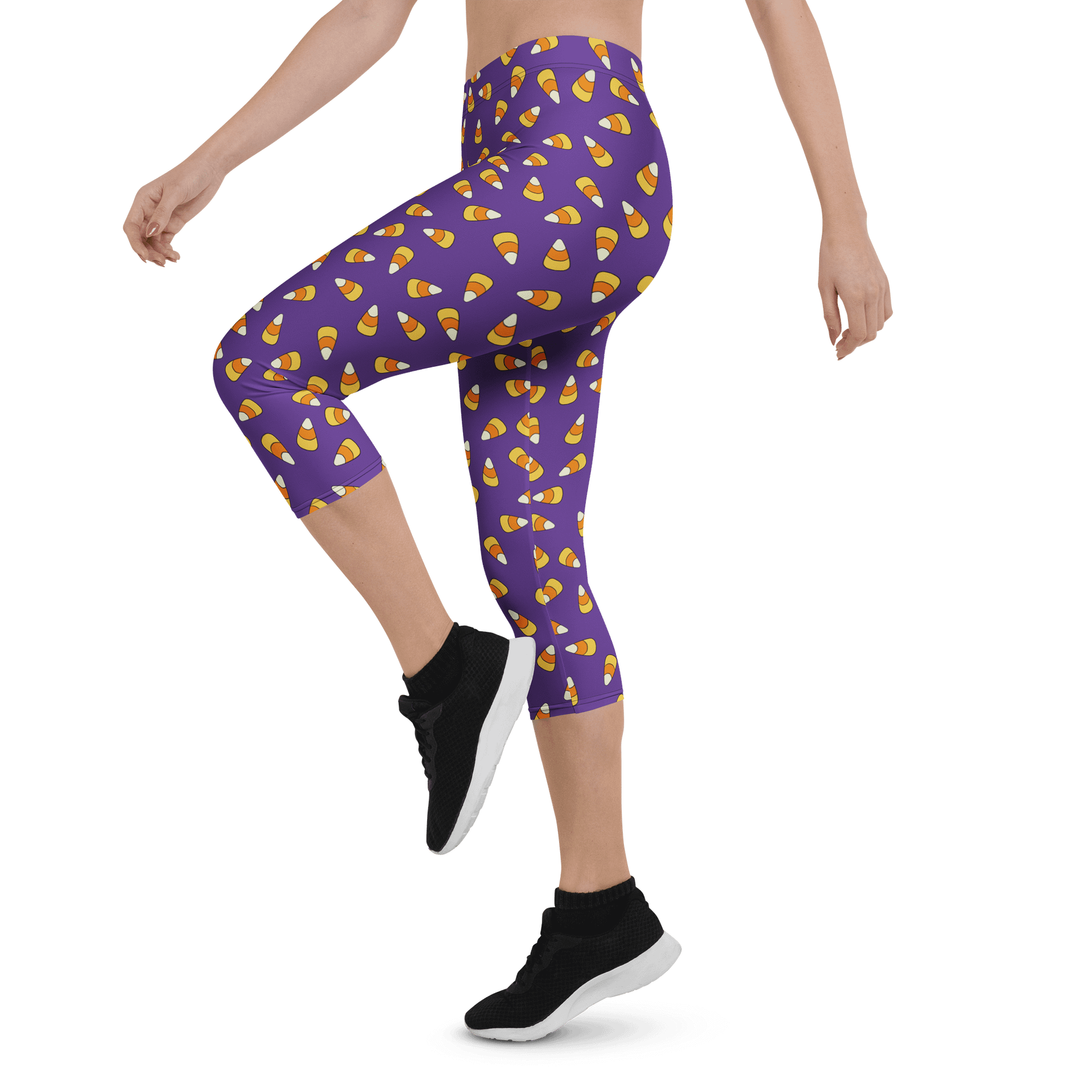 "Scattered Candy Corn" Pattern - Capri Leggings product image (3)