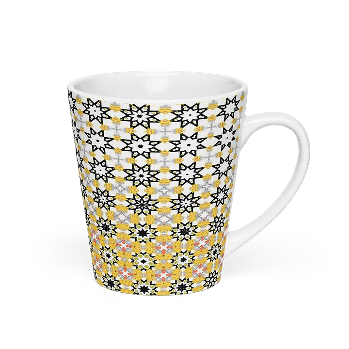 Geometric Fusion Latte Mug product image (2)