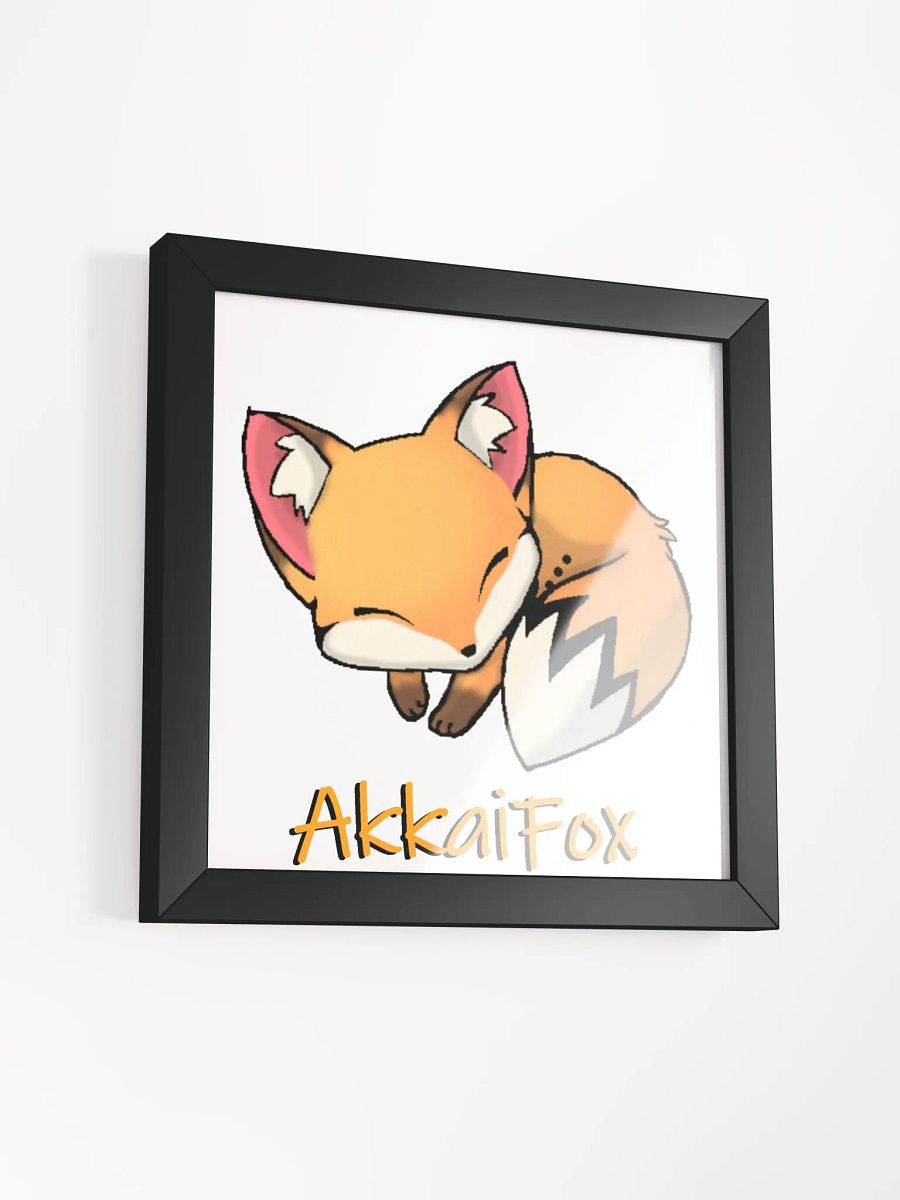Sleepy Fox Framed Poster product image (3)