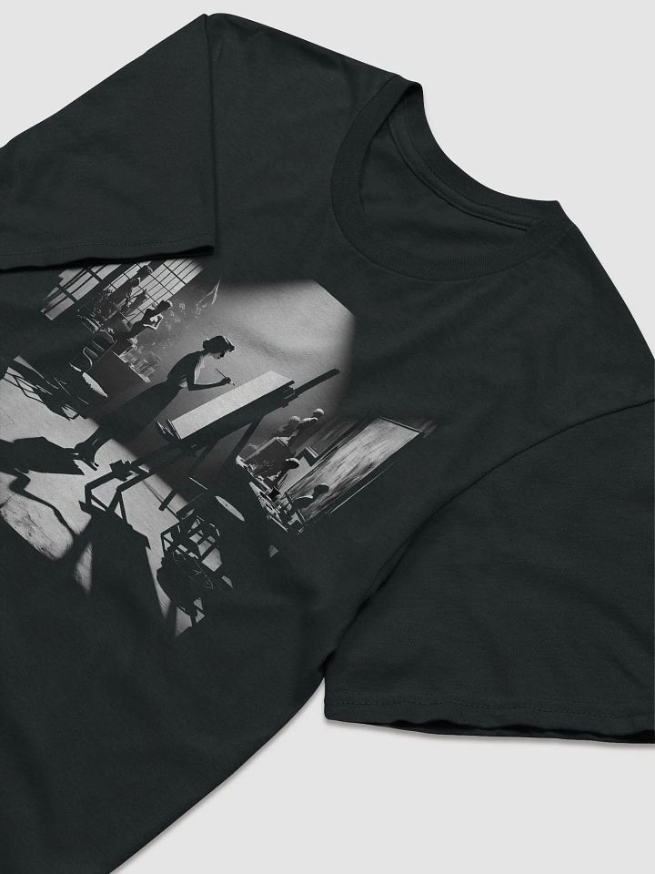 Noir Canvas: The Artist's Shadow (Front Print Womens Tee) product image (2)