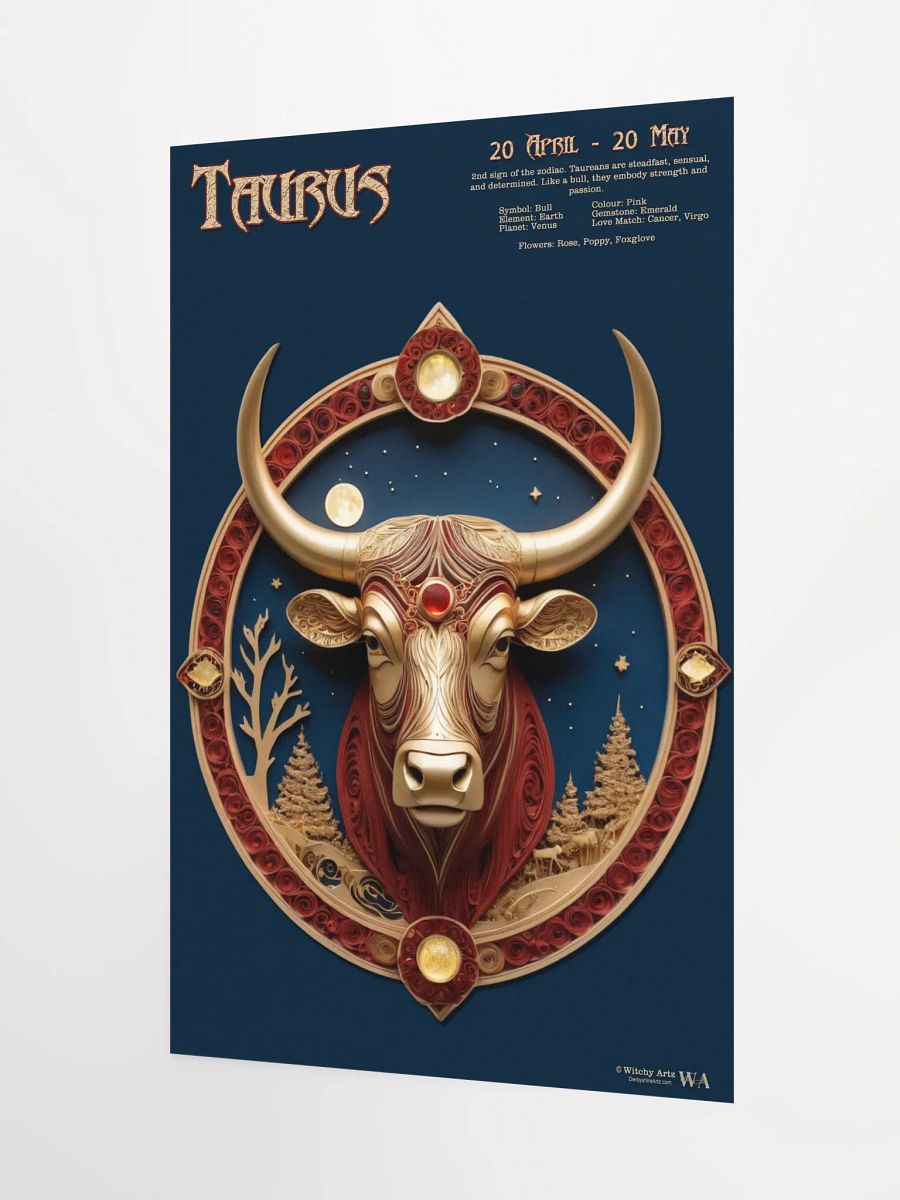 Western Zodiac Poster - TAURUS product image (7)