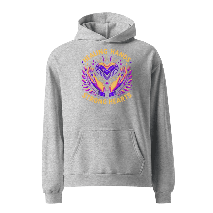 strong hearts ,healing hands hoodie product image (4)