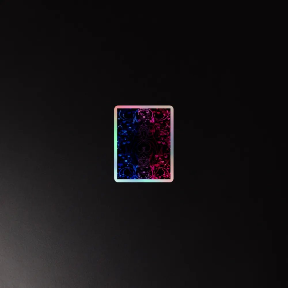 Bisexual Pride Flag Sticker (Flourish Variation) product image (2)