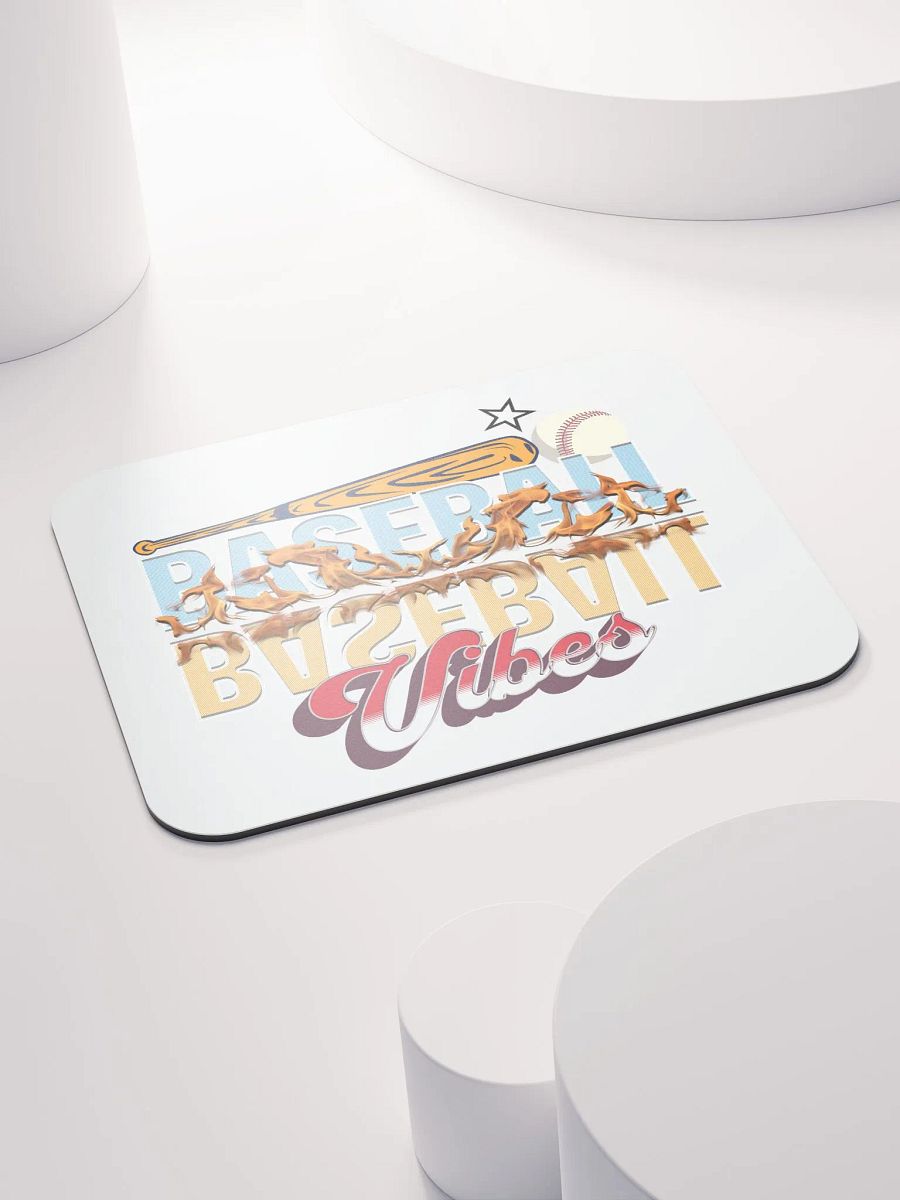 Baseball Flaming Vibes Mouse Pad product image (4)