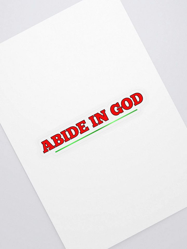 Abide in GOD product image (1)
