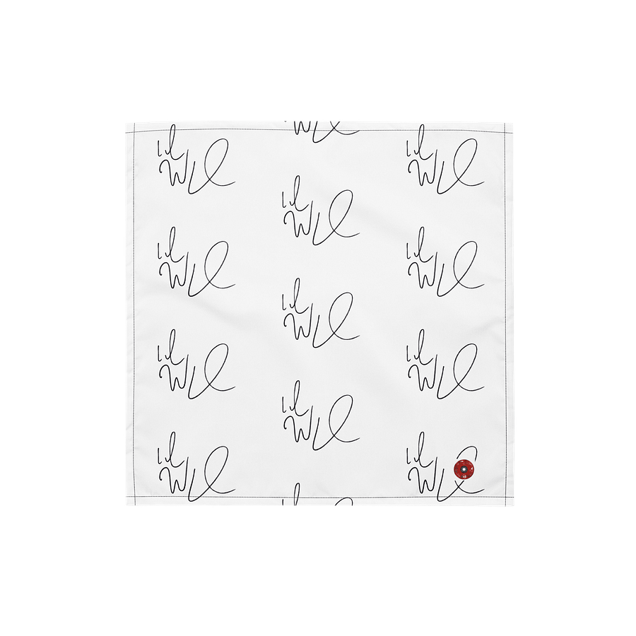 Pixelated Poetry All-Over Bandana product image (1)