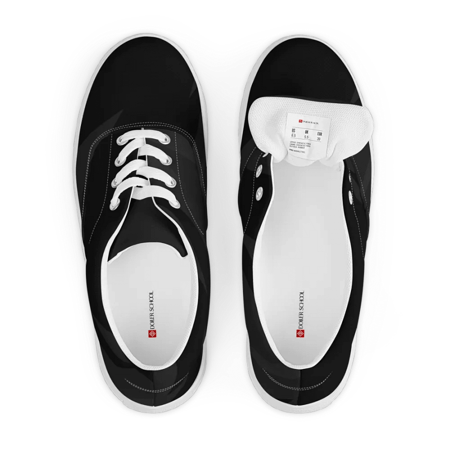 Men's Lace-Up Black Abstract Shoes product image (4)