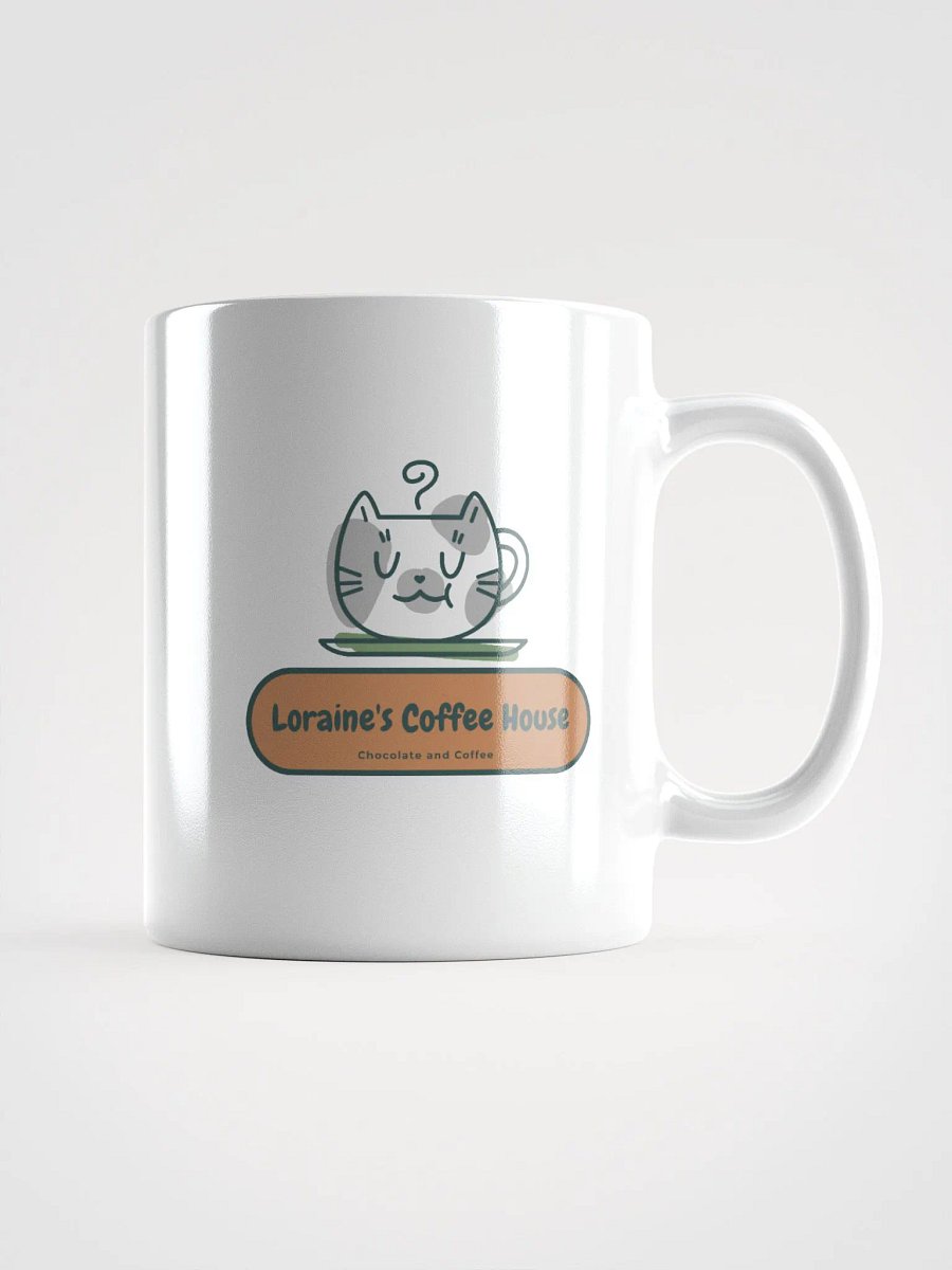 Loraine's Coffee House Kitty Glossy Mug product image (1)