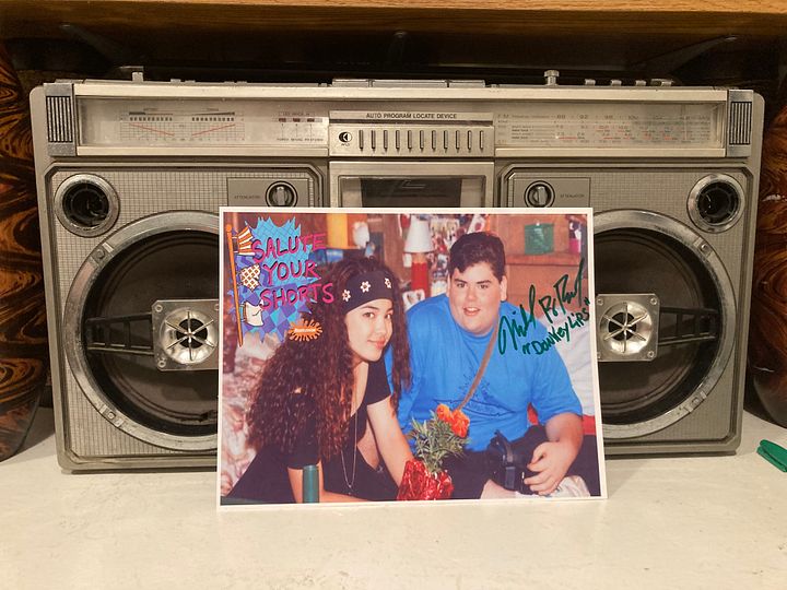 DonkeyLips Loves Dina On Set Photo \ Autographed By Michael Ray Bower product image (1)